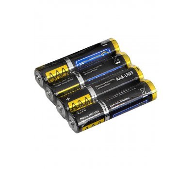 Батарейка щелочная LR03 (ААА), 1,5В уп.4шт General GBAT-LR03 