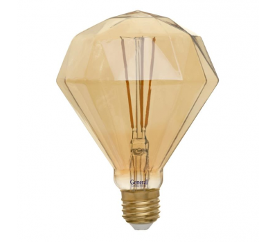 Светодиодная лампа Filament золотая BS 10 Вт Теплый свет General GLDEN-BS-10-230-E27-2700
