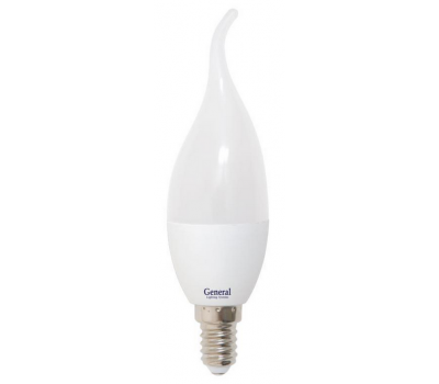 Светодиодная лампа CFW 7 Вт Теплый свет General GLDEN-CFW-7-230-E14-2700
