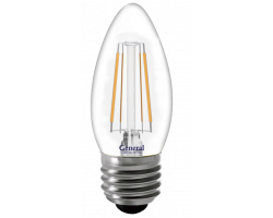 Светодиодная лампа Filament прозрачная CS 6 Вт Холодный свет General GLDEN-CS-6-230-E27-6500