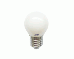 Светодиодная лампа Filament матовая G45 7 Вт Нейтральный свет General GLDEN-G45S-M-7-230-E27-4500