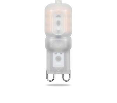 Светодиодная лампа пластик матовый G9 220V 4 Вт Теплый свет General GLDEN-G9-4-M-220-2700