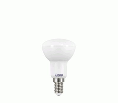 Светодиодная лампа R50 7 Вт Нейтральный свет General GLDEN-R50-7-230-E14-4500
