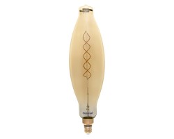 Светодиодная лампа Filament золотая Димм. TR120 Винтажная 8 Вт Теплый свет General GLDEN-TR120DSS-DEM-8ВТ-230-E27-2700