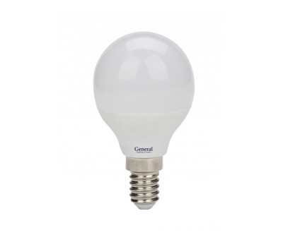 Светодиодная лампа GO-G45 7 Вт Теплый свет General GO-G45F-7-230-E14-2700 20/20