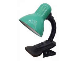 Лампа настольная на прещепке General GTL-004-60-220 зеленый