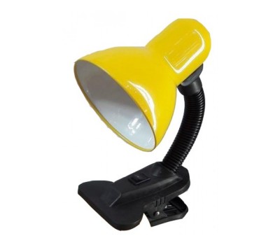 Лампа настольная на прещепке General GTL-006-60-220 желтый
