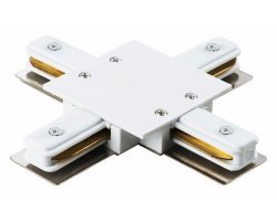 Коннектор G-1-TXT-I-IP20-W для шинопровода встраиваемого X-образный белый