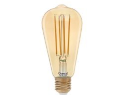 Лампа GLDEN-ST64S-DEM-13-230-E27-2700 Золотая